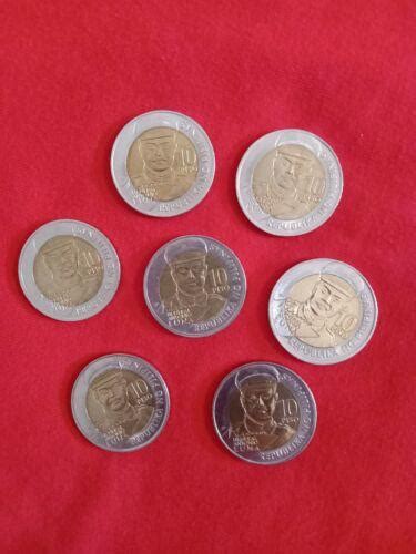 10 Piso Philippines General Antonio Luna BSP 150 Years Lot of 7 .